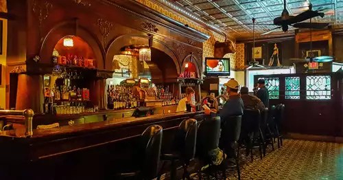 Montana Bar front counter