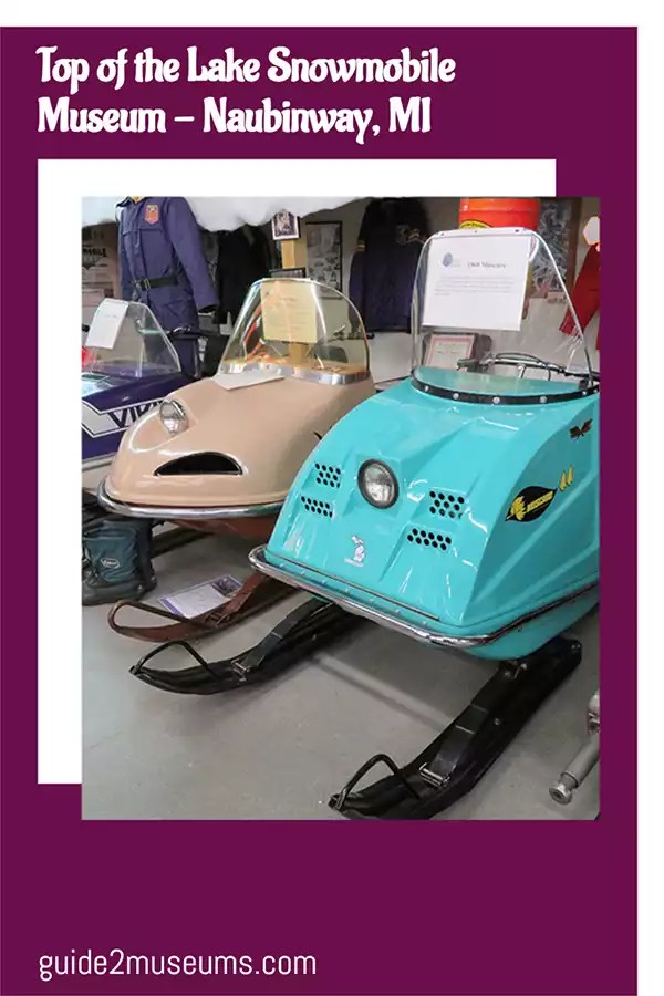 Visit the Top of the Lake Snowmobile Museum | #travel #museums #snowmobiles #Michigan #Naubinway