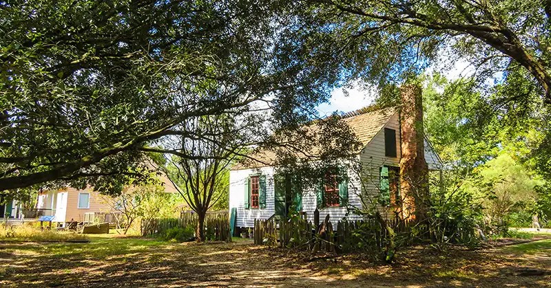 Historic houses in Vermilionville Living History Museum