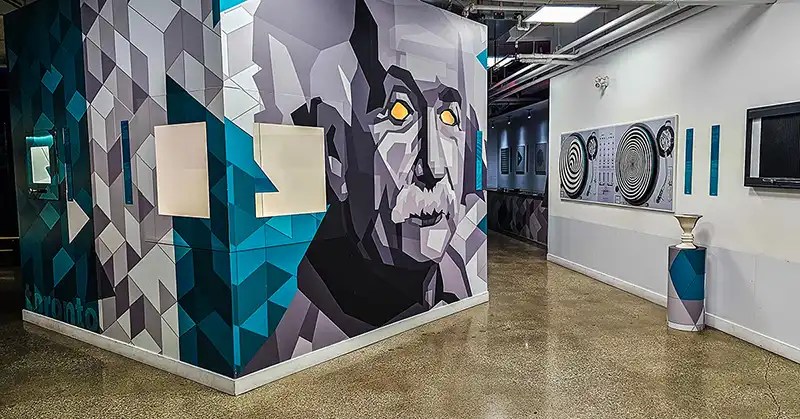 True mirror exhibit at the Museum of Illusions