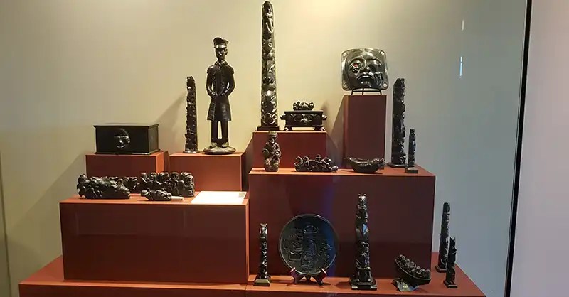 Haida art made of argillite