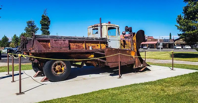 historic snowplow