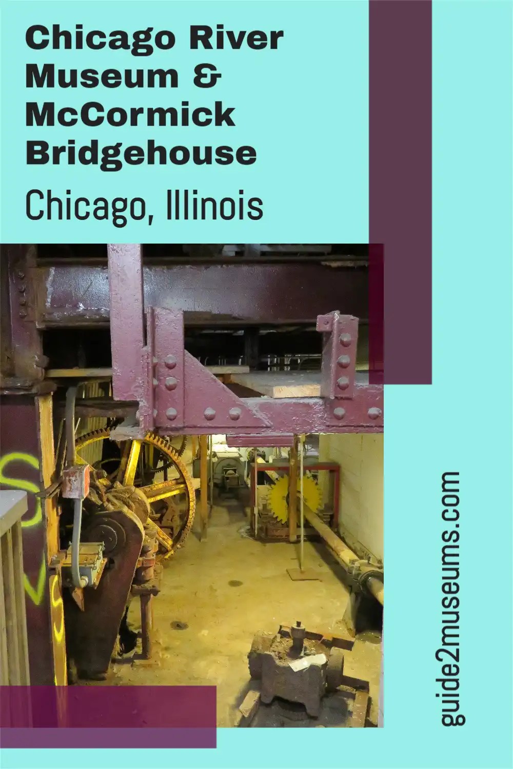 Chicago River Museum and McCormick Bridgehouse | #chicago #Illinois #museums #history