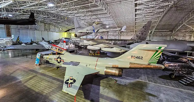 Collection of Cold War military airplanes