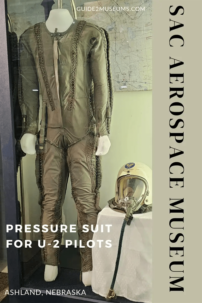 Pressure suit for U-2 pilots at the Strategic Air Command & Aerospace Museum | #Nebraska #museums #aerospace # travel #SAC #ColdWar #airplanes 