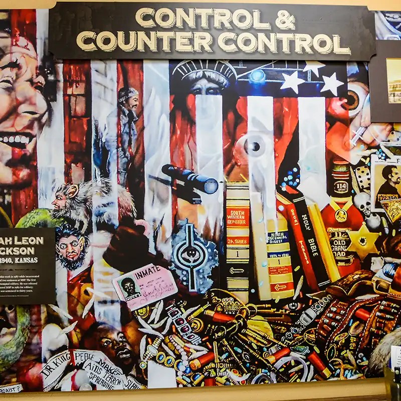 Poster in the Missouri prison museum in Jefferson City.