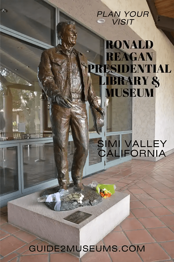 Sculpture of Ronald Reagan at the Ronald Reagan Presidential Museum & Library in Simi Valley, California | travel | museums | 