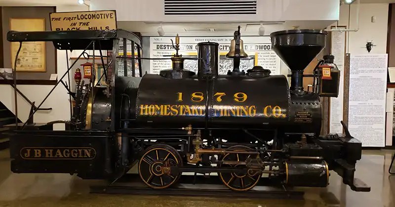 1879 Homestead Mining Co. locomotive.