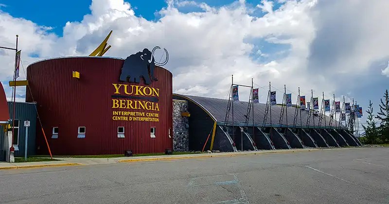 Exterior of the Yukon Beringia Interpretive Centre.