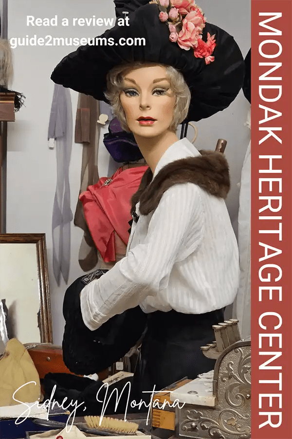 Female mannequin dressed in vintage clothing and hat. | museums | travel | Montana | MonDak heritage center |