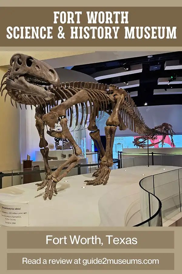 Dinosaur model in the Fort Worth Science & History Museum in Fort Worth, Texas. | museums | Texas | Texas attractions | 