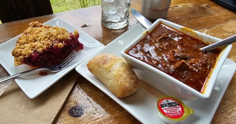 Lunch at Alice's Village Cafe in Carp, Ontario.