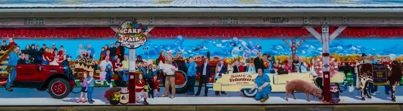 Carp Fair mural