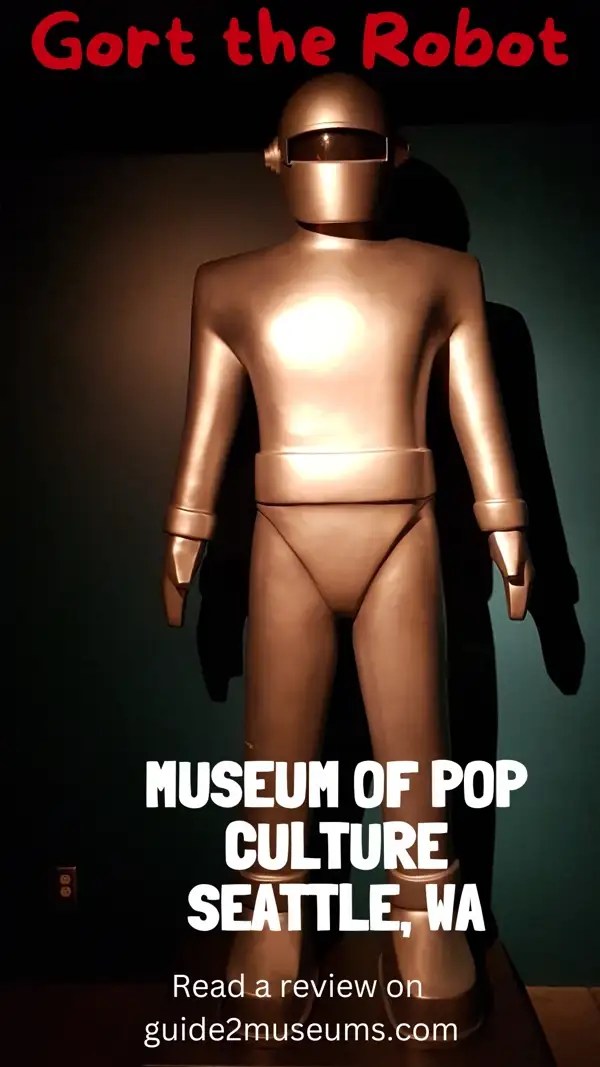 Gort, the robot from the 1951 sci-fi movie, The Day the Earth Stood Still. 