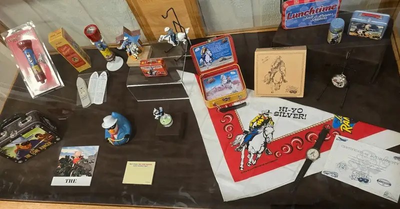 Assorted Lone Ranger toys.