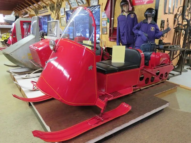Vintage Polaris snowmobile