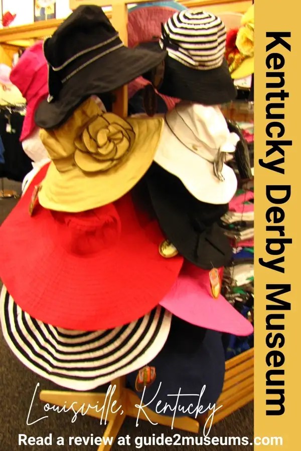 Hats in the Derby store