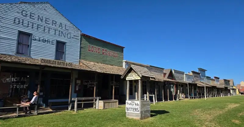 Front Street at the Boot Hill Museum.