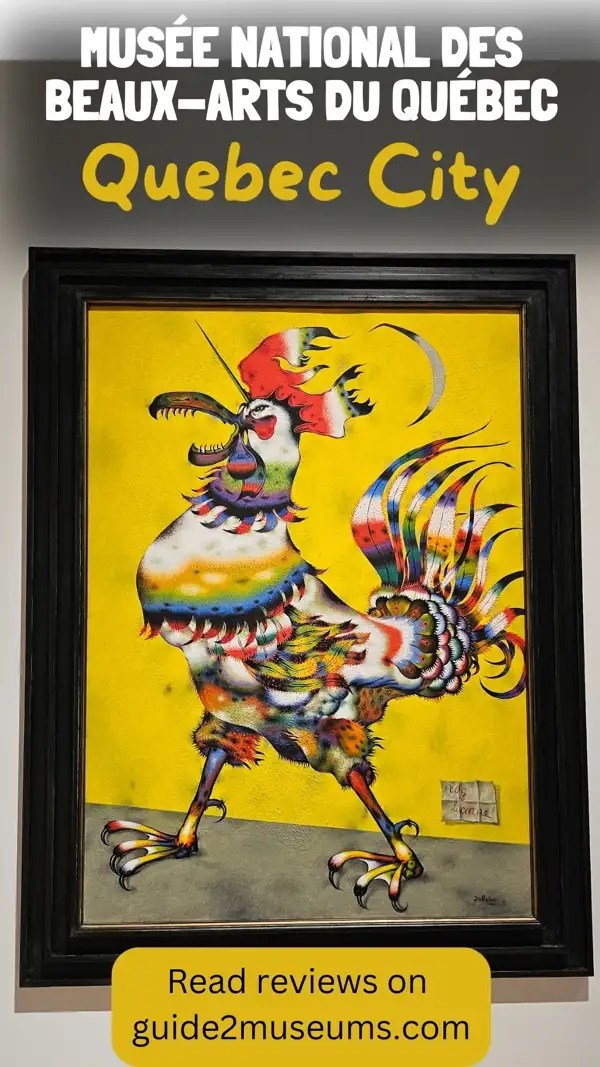 Framed painting in the Musée national des beaux-arts du Québec