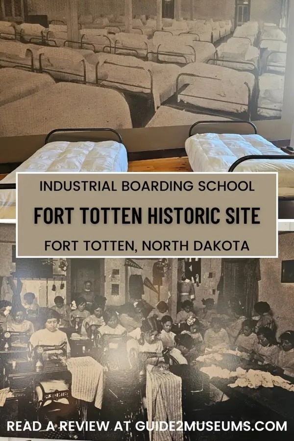 Historic photos of inside the technical school at Fort Totten