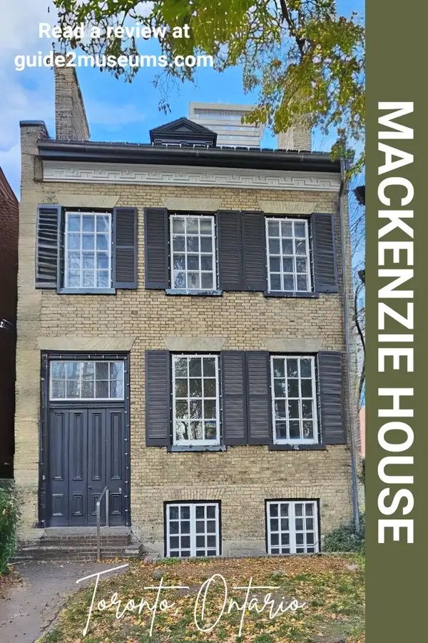 Exterior photo of Mackenzie House in Toronto, Ontario
