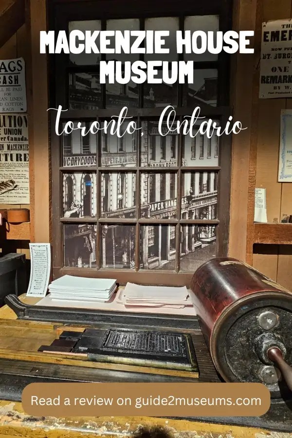 Equipment used in printing an 1800s newspaper