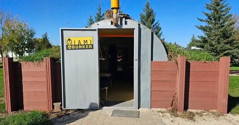 Miami, Manitoba, Fallout Reporting Post (FRP) bunker. 