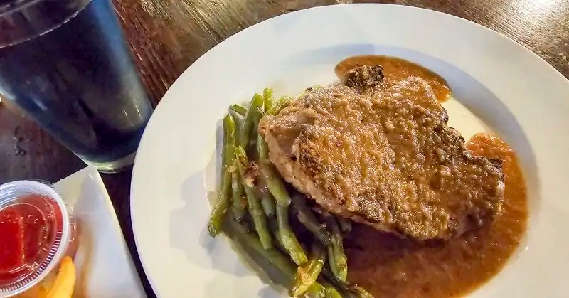 Bison meatloaf. 